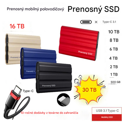 [50% zľava] Prenosný pevný disk 2026r pre mobilné telefóny a počítače (8 TB)
