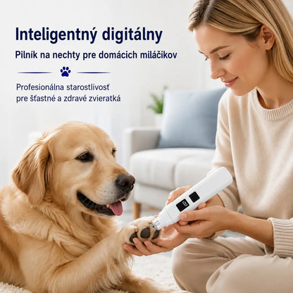 🐱🐶 Elektrický pilník na nechty pre domáce zvieratá s LED indikátorom napájania