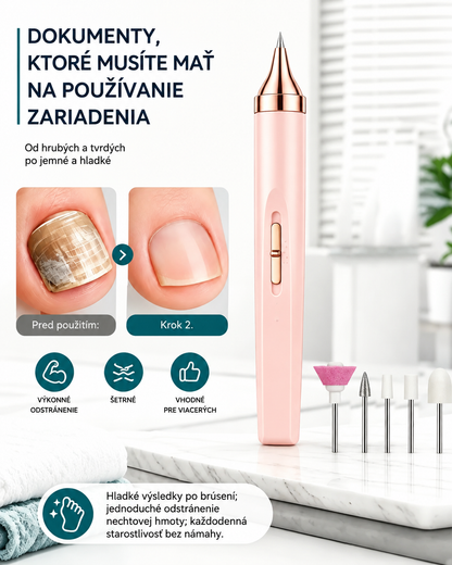 💅👍 Elektrický pilník na nechty na liečbu onychomykózy