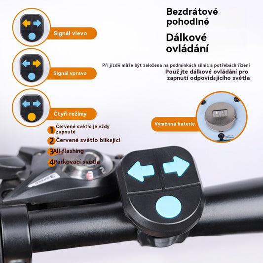 😀【Kúpte 1 a získajte 1 zadarmo】Nová multifunkčná bezdrôtová klaksónka s diaľkovým ovládaním smerových svetiel