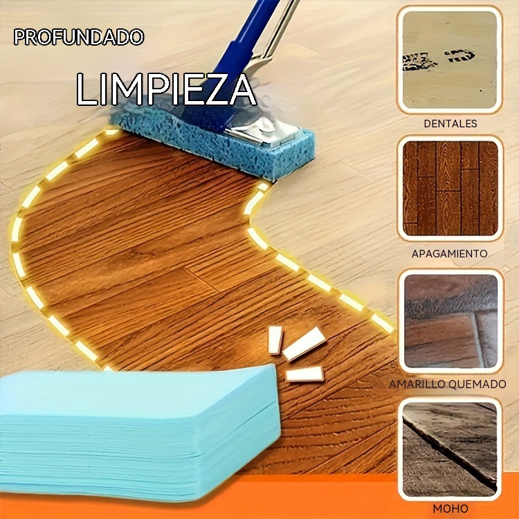 🧹【Uso durante un año】✨ 210 unidades de pastillas limpiadoras multiusos antibacterianas y desodorizantes | Aptas para madera dura, suelos laminados, azulejos y paredes de autocaravana
