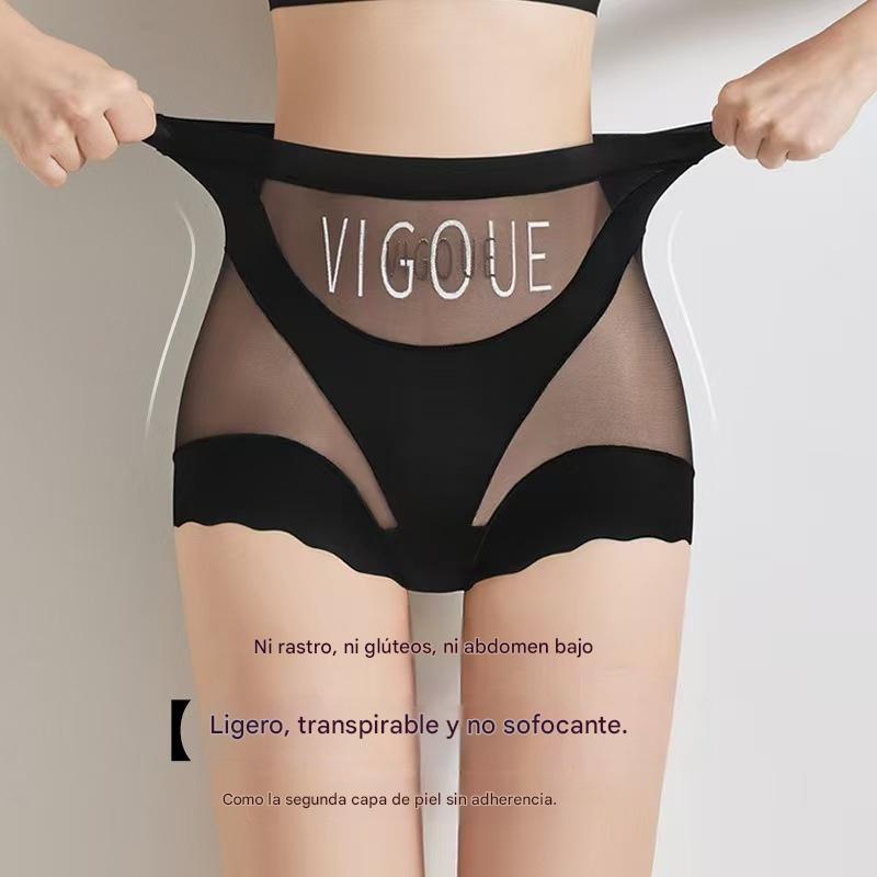 🔥🩲【Compra 3, llévate 3 gratis】🩲Lote de 6 por 33 euros - Último día - 50% de descuento - Ropa interior antibacteriana de cintura alta para controlar la grasa abdominal