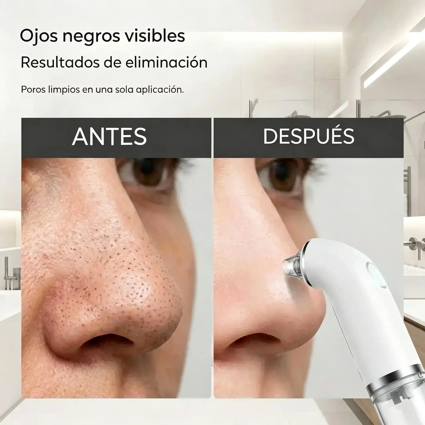 Limpiador facial eléctrico · Reafirmante y lifting · Limpieza profunda de poros