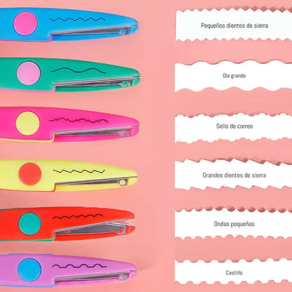 🥰【6-dielna sada】✂️🌈Detské bezpečnostné nožnice (na kutilské projekty)