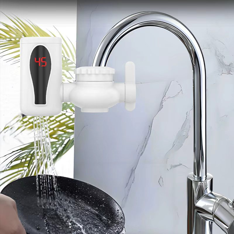 ⚡🚰Nowy natryskowy kran do wody z natychmiastowym ogrzewaniem na kuchnię, szybkie ogrzewanie w 3 sekundy, bez instalacji, domowy elektryczny kran do wody
