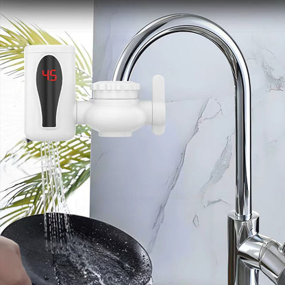 ⚡🚰Nowy natryskowy kran do wody z natychmiastowym ogrzewaniem na kuchnię, szybkie ogrzewanie w 3 sekundy, bez instalacji, domowy elektryczny kran do wody