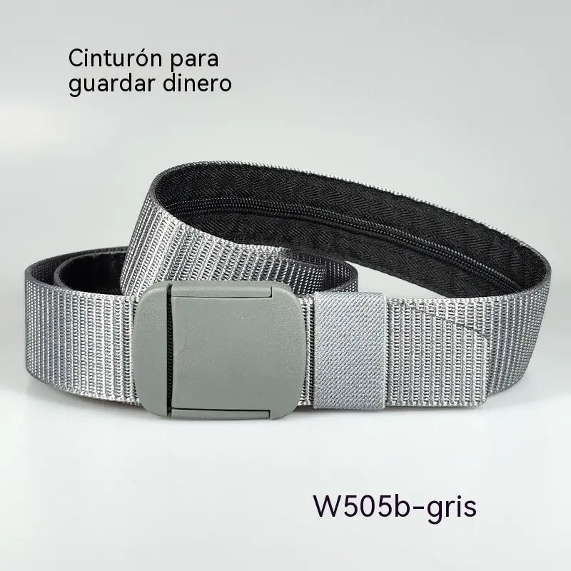 🔥【Compra 1 y llévate 1 gratis】🔥【Longitud： 130 cm】Cinturón de viaje táctico con bolsillo oculto para dinero