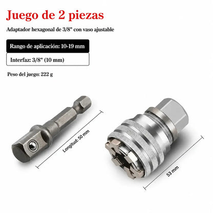 Trinquete ajustable multifuncional - [Vaso mágico + varilla de conexión]