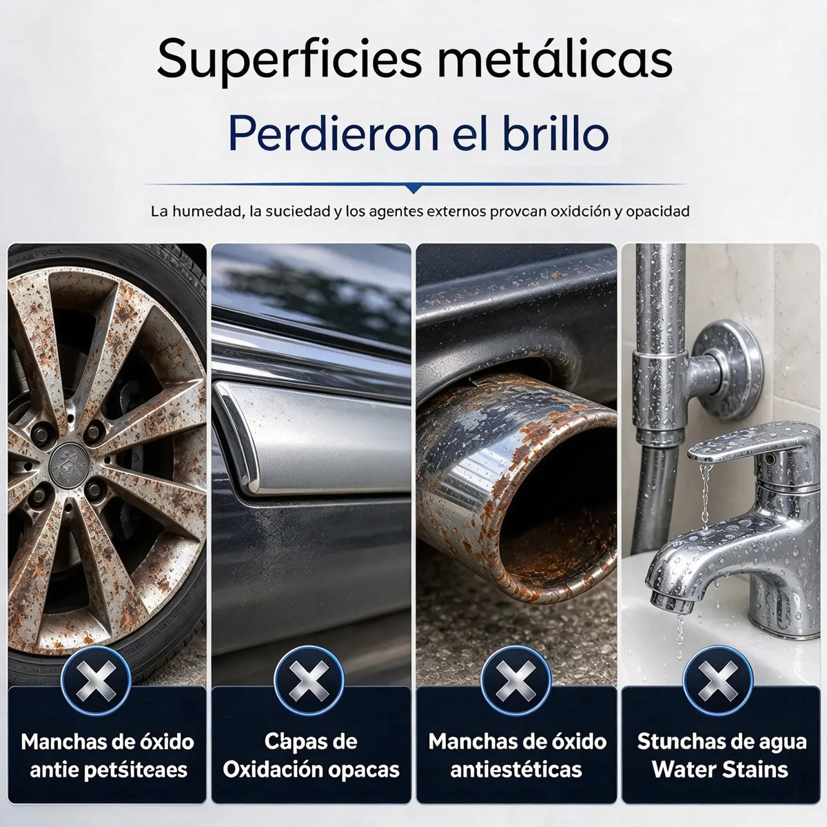 🔥3 artículos por 32 euros🛡️Pasta para pulir y restaurar cromo (incluye cepillo)