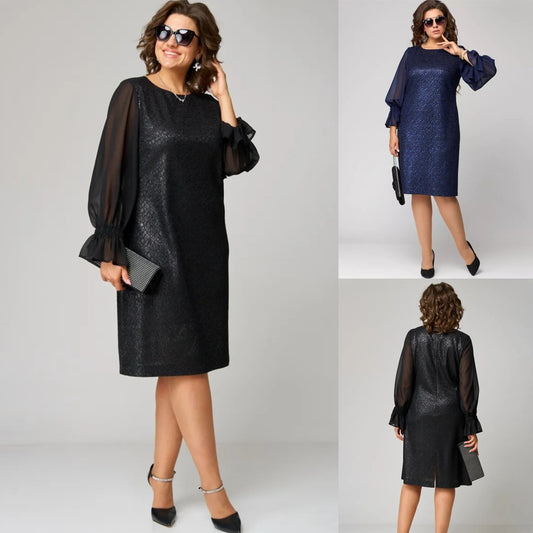 💖💖【S-5XL】🍁🍂Vysoko kvalitné štýlové jesenné a zimné šaty v novom štýle 3836419