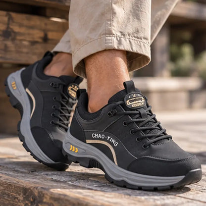 👍👞【39-44】Zapatillas deportivas de piel resistente al agua y a la suciedad, con suela blanda para una comodidad máxima.