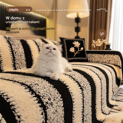 🛋️Specjalna oferta świąteczna dla rannych ptaszków:🎉 Miękka, antypoślizgowa narzuta na sofę z pluszu🍂【180130cm】【180150cm】