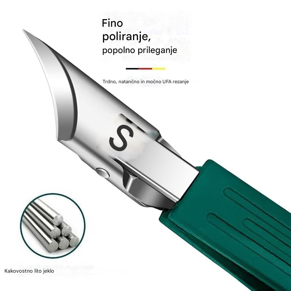 🔥【 RAZPRODAJA】🔥 Ščipalniki za nohte z zaščito pred brizganjem in rezilom pod kotom 25° (komplet 3 kosov)