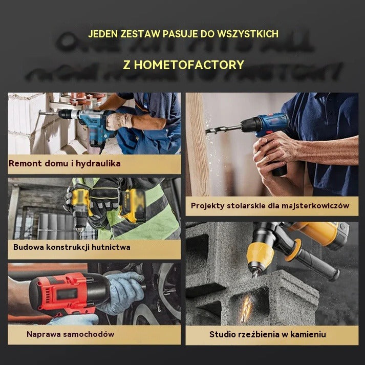 🔥Nowość, oferta specjalna🔥 2026. Nowy zestaw wytrzymałych wierteł mimośrodowych z czterema ostrzami