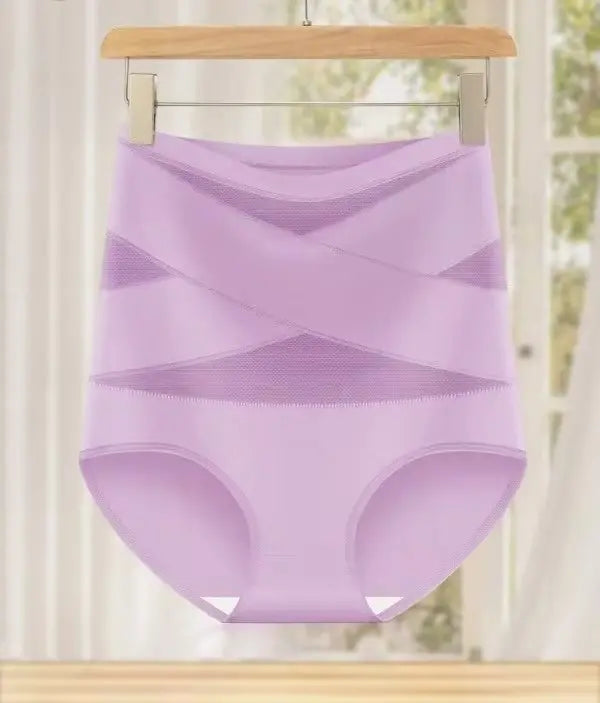 🔥 3 artículos por 27 € 🌸 ¡Último día de esta oferta especial! 🎁 Braguitas de talle alto en tallas grandes, con diseño cruzado y efecto control de abdomen.