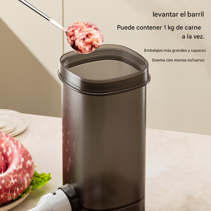 🌭【Herramientas de gran venta】Embutidora de salchichas manual para uso doméstico