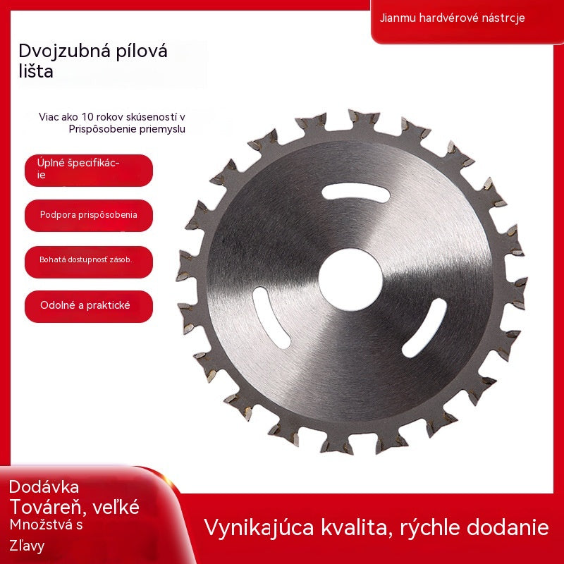 ⚙️⚡Kúpte jeden, druhý dostanete zadarmo⚡🔨🔥 Obojstranný hliníkový pílový kotúč na drevo