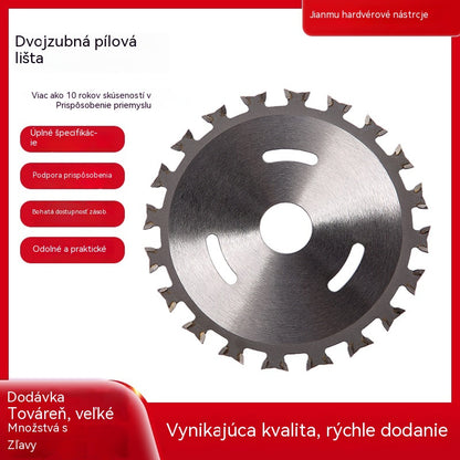⚙️⚡Kúpte jeden, druhý dostanete zadarmo⚡🔨🔥 Obojstranný hliníkový pílový kotúč na drevo