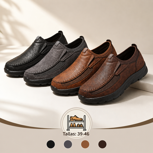 👞 Zapatos casuales de negocios para hombre (tallas grandes) | Estilo británico elegante y transpirable ✨