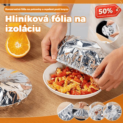📢📢 ZĽAVA 50%!⏰【100 kusov】 Izolačný kryt z hliníkovej fólie