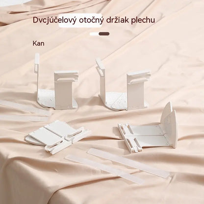 Úchyty na posteľnú bielizeň: protišmykové a nenápadné klipy bez ihiel, ktoré upevňujú klasické aj napínacie plachty v rohoch a zabraňujú ich posúvaniu.