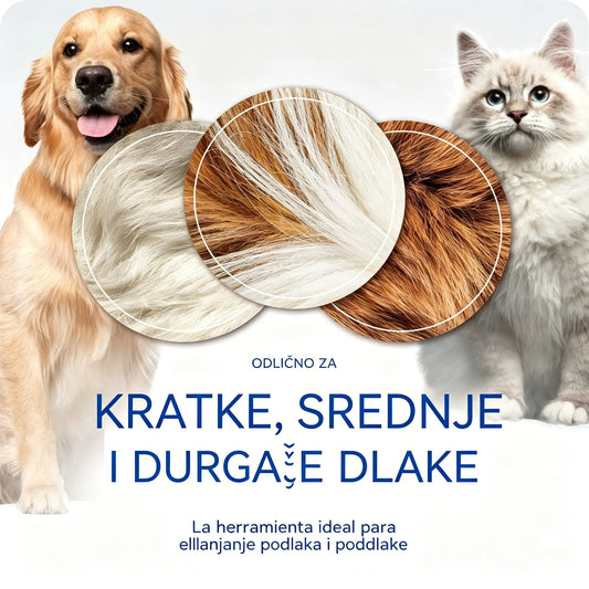 🐾 Profesionalni alat za uklanjanje mrtve dlake sa pasa i mačaka: nježan, učinkovit i dom bez dlaka ✨💖