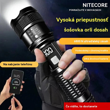 🆕🔦【Kúpte 1 a získajte 1 zadarmo】Nové vonkajšie hliadkovacie svetlo, výkonná baterka s dlhým dosahom
