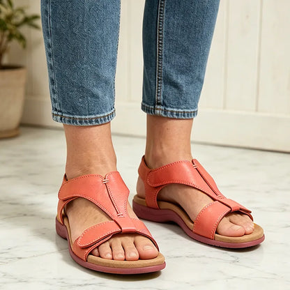 【Tallas 36-43】Sandalias de verano con suela blanda y soporte de arco, casuales y cómodas.