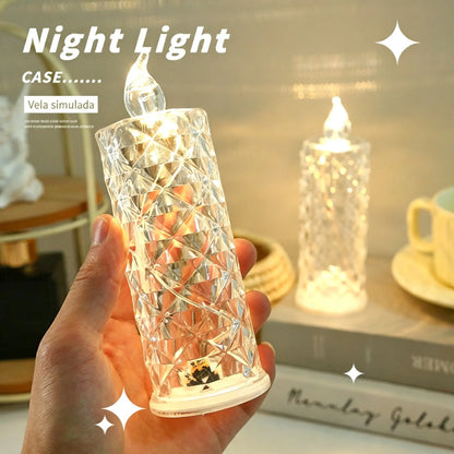 🕯️[Compra 1 y llévate 1 gratis] 💖Vela electrónica romántica de simulación, pilas incluidas