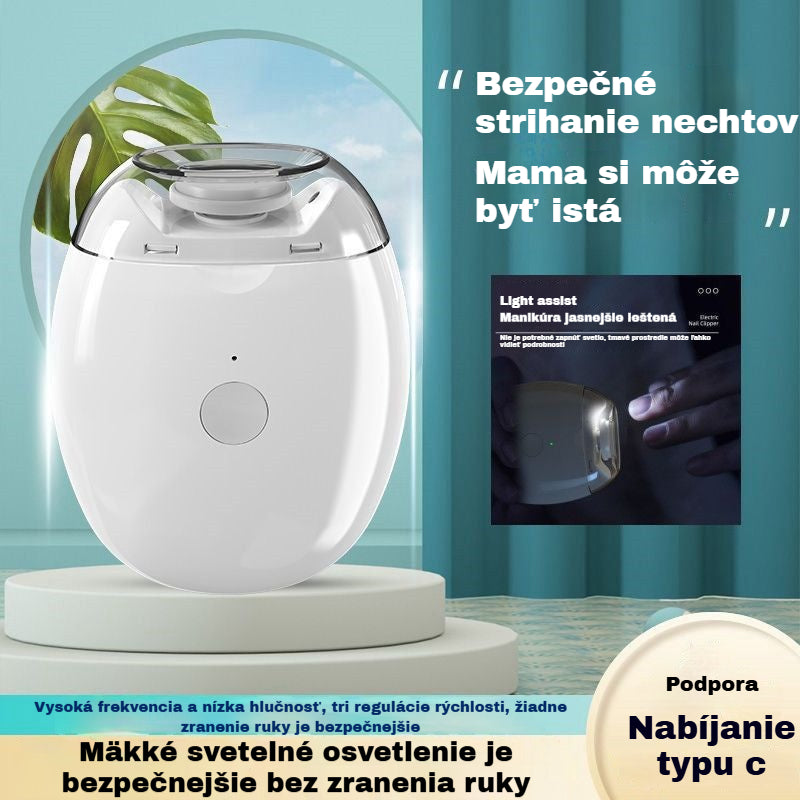 💅 ✨ Nová verzia 2026! Automatický pilník na nechty – bezpečná a šetrná starostlivosť o nechty 👶🔧