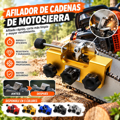 Afilador Profesional de Cadena para Motosierra｜Afilado Rápido y Preciso, Compatible con la Mayoría de Motosierras⚙️