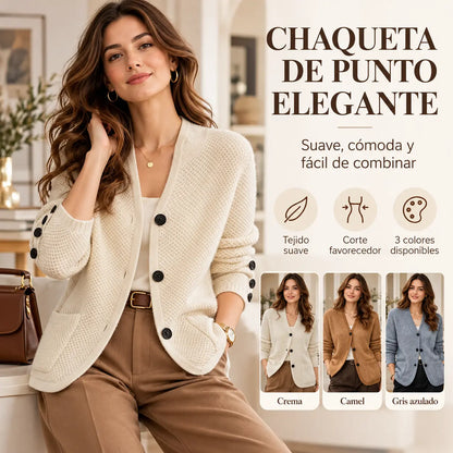 🍂【Descuentos de temporada -49% 🔥】Nuevo cárdigan de punto de moda otoño-invierno para mujer