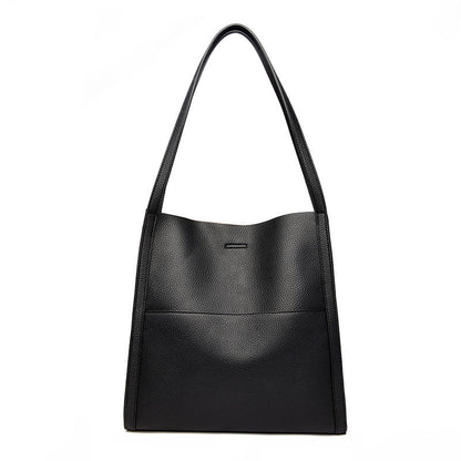 🔥👜👜【45% OFF】Veľkokapacitná jednoduchá jednofarebná jesenná mäkká kožená taška cez rameno