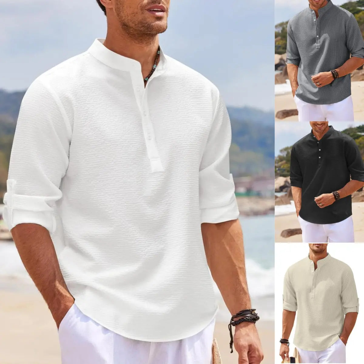 😍 Éxito en ventas 🔥 [M–3XL] Camisa transpirable para hombre — Cómoda y versátil