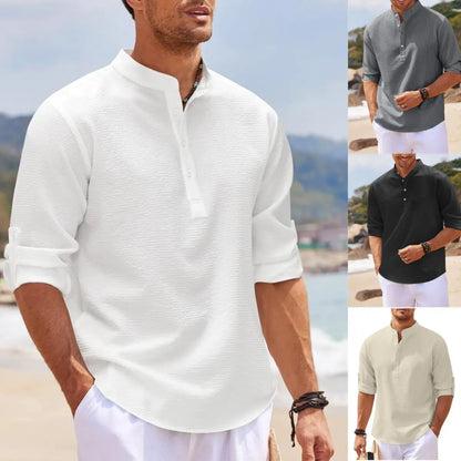 😍 Éxito en ventas 🔥 [M–3XL] Camisa transpirable para hombre — Cómoda y versátil