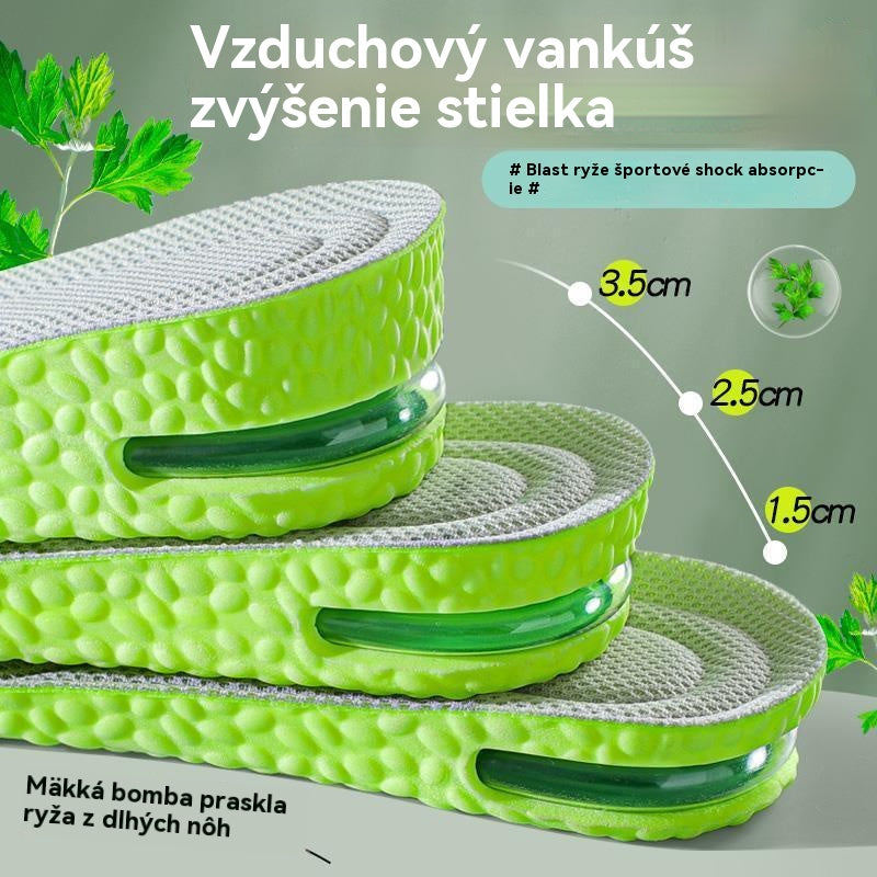 📢📢43% ZĽAVA!! ⏰ Pohodlné polstrované vložky do topánok, ktoré zvyšujú výšku: choďte bez námahy a štýlovo!👟