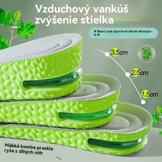 📢📢43% ZĽAVA!! ⏰ Pohodlné polstrované vložky do topánok, ktoré zvyšujú výšku: choďte bez námahy a štýlovo!👟