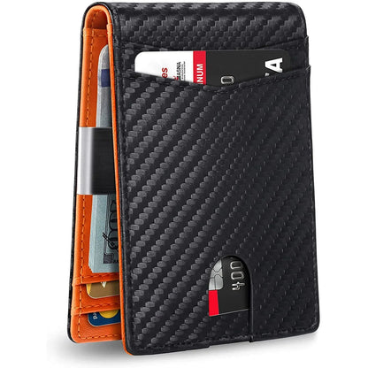 Obavezni muški novčanik 👛 Minimalistički muški novčanik s RFID zaštitom 👨