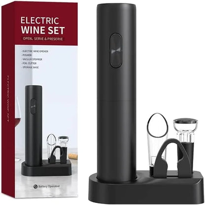 🍷Juego de abridor de vino eléctrico🎁 Regalo perfecto para alguien que ama el vino.