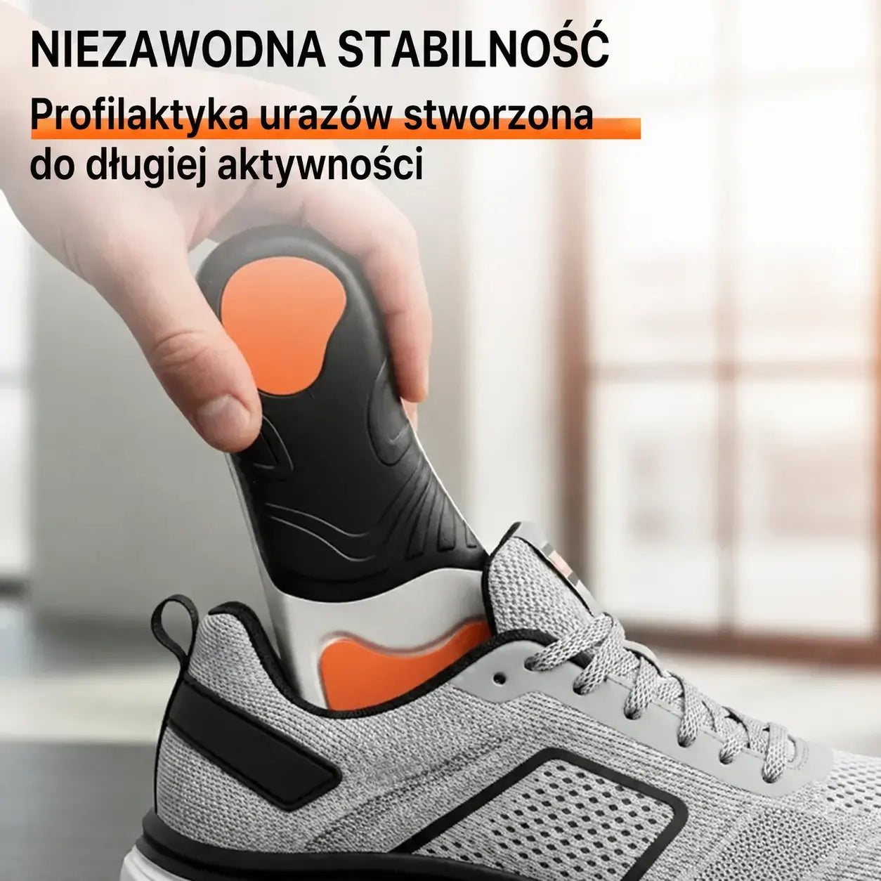 🔥【Kup 1, drugi otrzymasz gratis】👣【35–46】⚡ Ortopedyczne wkładki sportowe ze wsparciem łuku stopy – pełna amortyzacja i maksymalny komfort