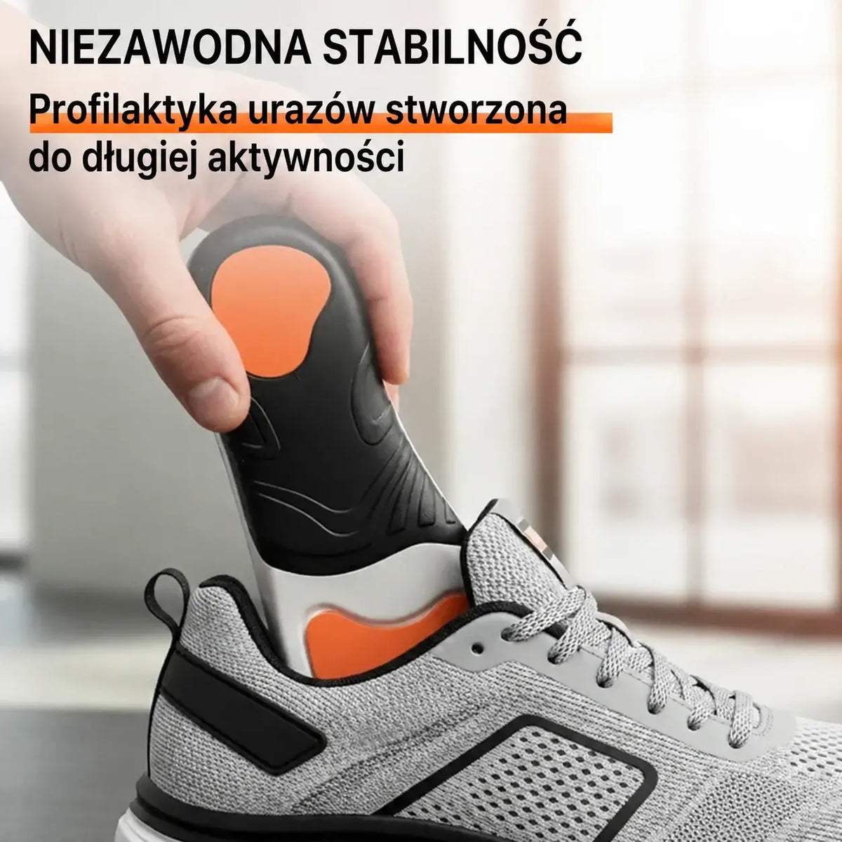 🔥【Kup 1, drugi otrzymasz gratis】👣【35–46】⚡ Ortopedyczne wkładki sportowe ze wsparciem łuku stopy – pełna amortyzacja i maksymalny komfort