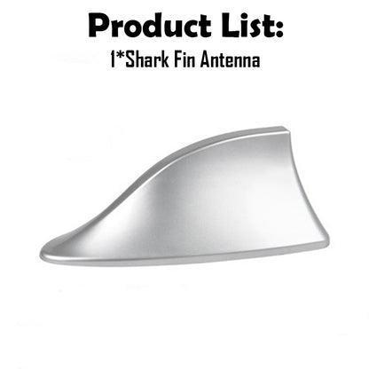 🚗🚗【Compra uno y llévate otro gratis】Antena de coche con forma de aleta de tiburón con antena de señal de radio universal decorativa