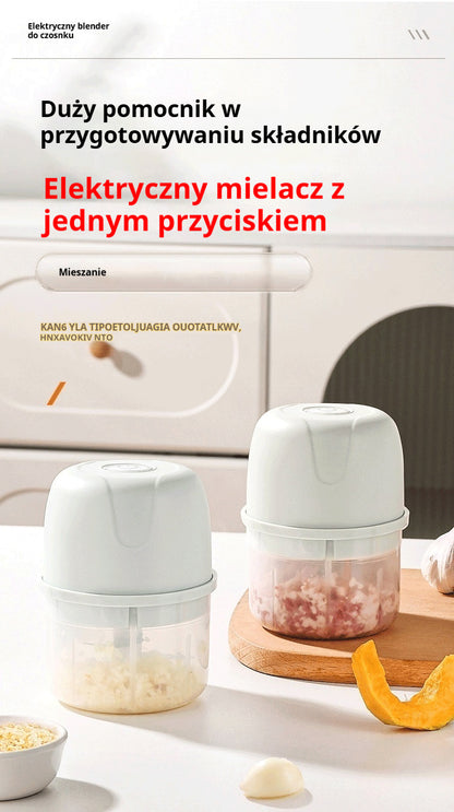 💥 Ostatni dzień wyprzedaży! 50% zniżki! ⏰ Sprzedano ponad 50 000 sztuk! 🎅 Elektryczny rozdrabniacz do czosnku, mini przenośny rozdrabniacz do warzyw