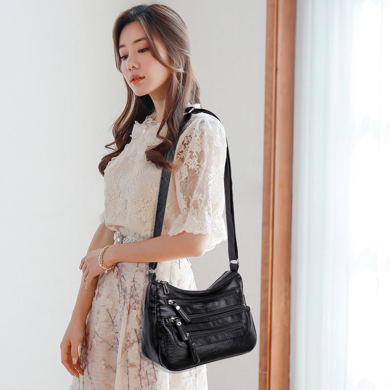 🔥🔥【Časově omezená sleva】 Dámská módní taška přes rameno z měkké kůže v novém stylu