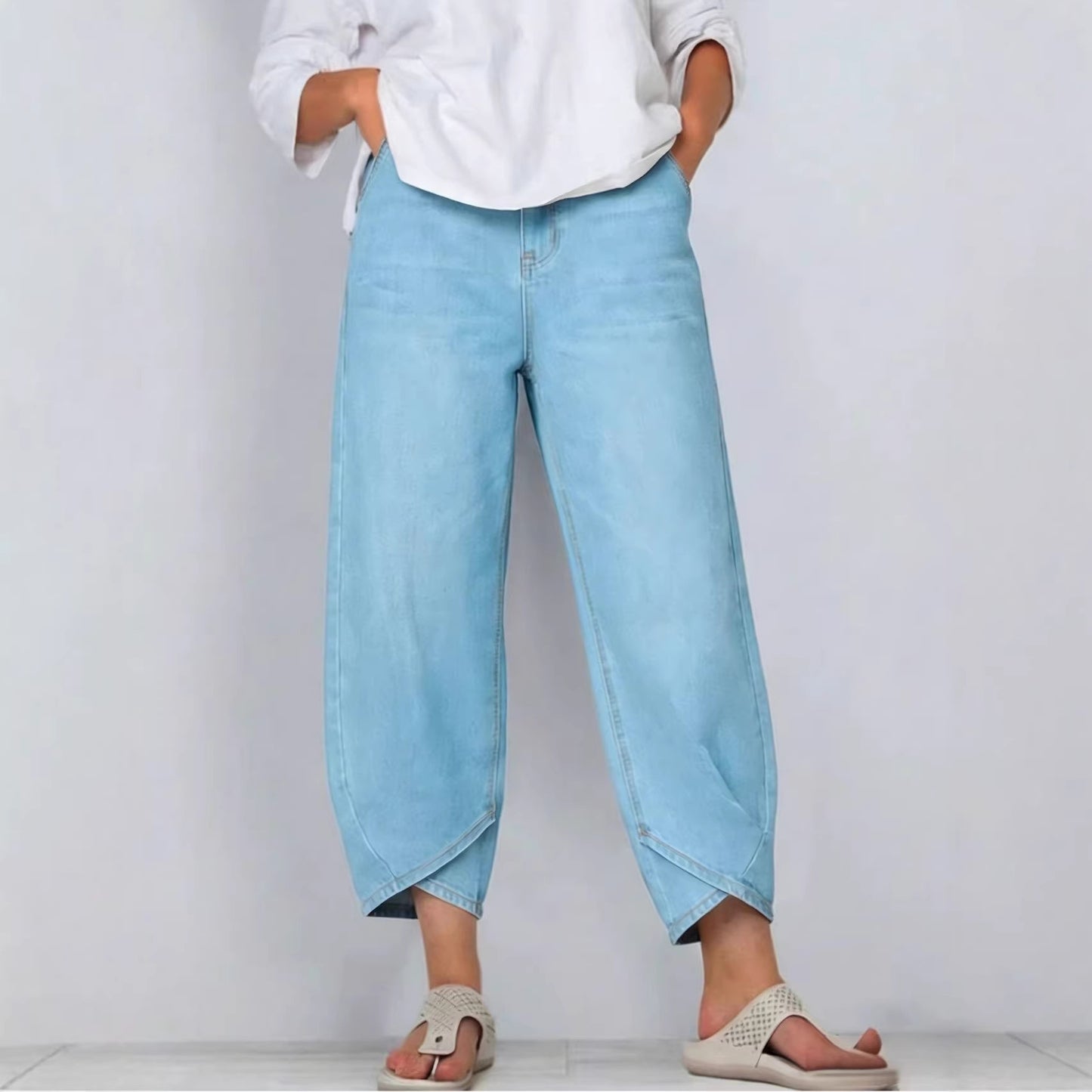 🔥 Oferta especial de novedades - Vaqueros anchos y casuales para mujer