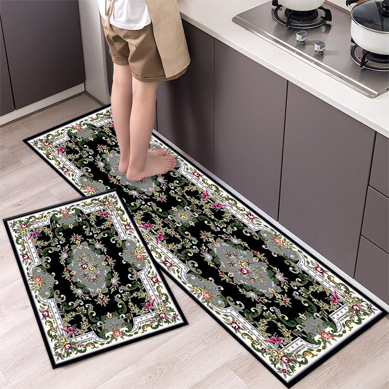 💥49% de descuento 【2 piezas】🌺Alfombra de cocina antideslizante absorbente alfombra de cocina larga【40*60cm+40*120cm】