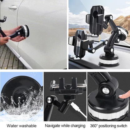 🚗Soporte para teléfono para automóvil multifuncional, ¡puede soportar hasta 5 kg!