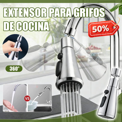 🔥【Compre 1 y obtenga 1 gratis】🚰🔥Boquilla extensora de grifo giratoria de 360°
