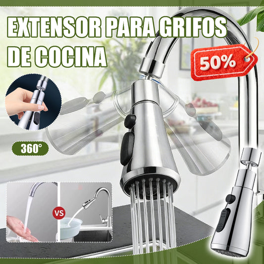 🔥【Compre 1 y obtenga 1 gratis】🚰🔥Boquilla extensora de grifo giratoria de 360°