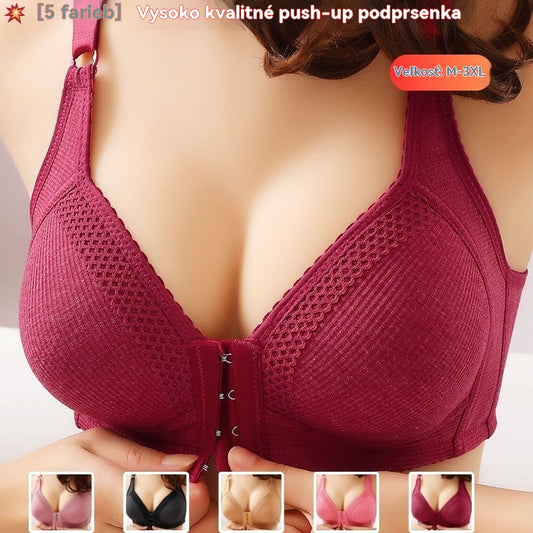💖🔥 [3 kusy] Vysokokvalitná bezšvová push-up podprsenka, štýlová a sexi, priedušná a pohodlná